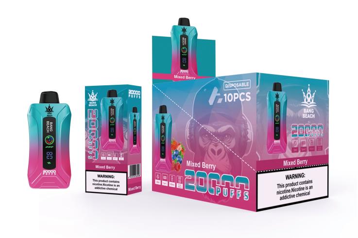 Bang Box Vape Price 2P2PT5 Mixed Berry - Bang Beach 20000 Puffs Smart Screen Vape
