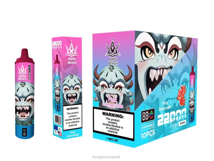 Bang Beach Vape 2P2PT15 Pink Lemonade - Bang Beach 22000 Puffs Smart Screen