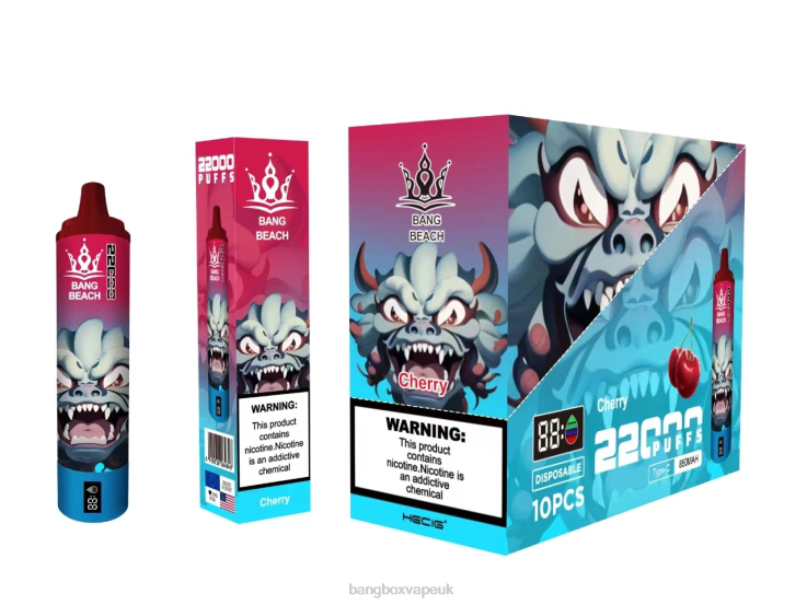 Bang Box Vape Price 2P2PT17 Cherry - Bang Beach 22000 Puffs Smart Screen