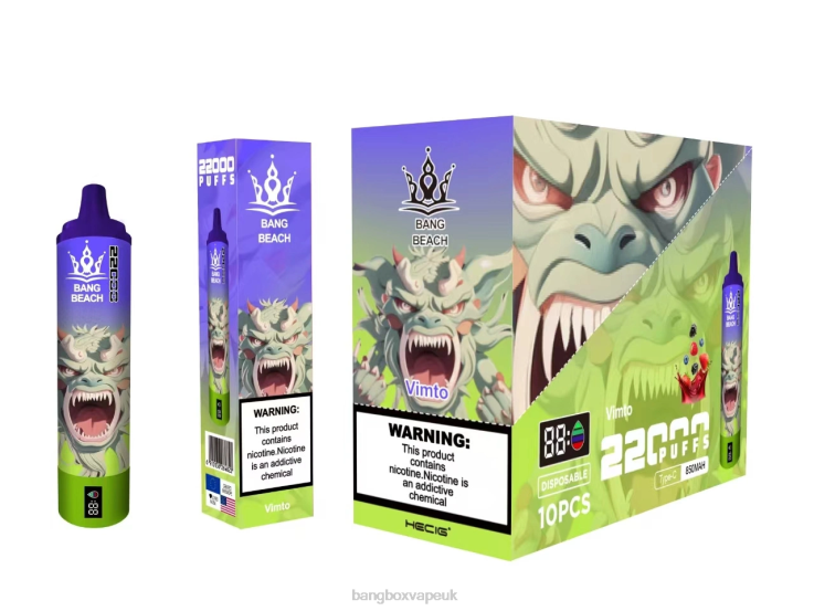 Vape Bang Box 2P2PT18 Vimto - Bang Beach 22000 Puffs Smart Screen