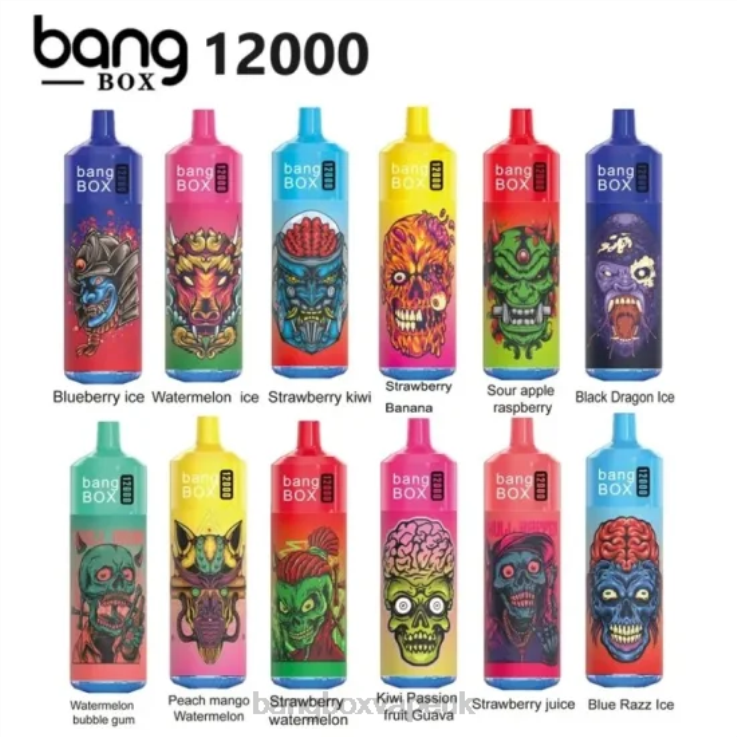 Bang Box Vape UK 2P2PT37 Disposable - Bang Box 12000 Puffs RGB Light