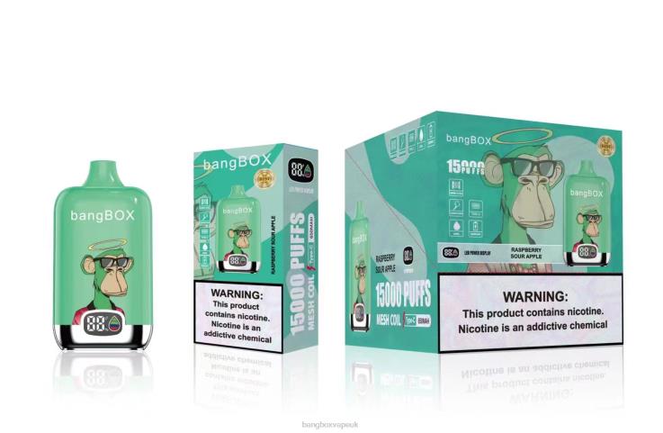 Vape Bang Box 2P2PT42 Raspberry Sour Apple - Bang Box 15000 Puffs