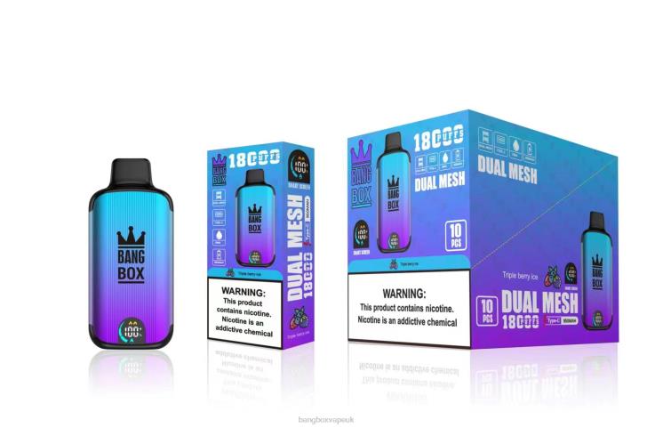Bang Box Vape Price 2P2PT95 Triple Berry Ice - Bang Box 18000 puffs