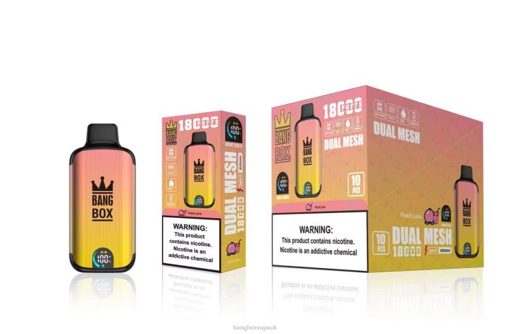 Bang Box Vape UK 2P2PT91 Peach Juice - Bang Box 18000 puffs