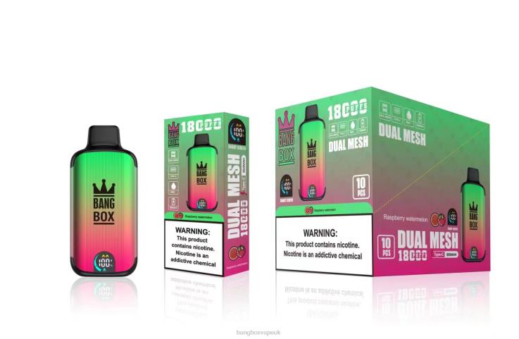 Bang Box Vape UK 2P2PT97 Raspberry Watermelon - Bang Box 18000 puffs