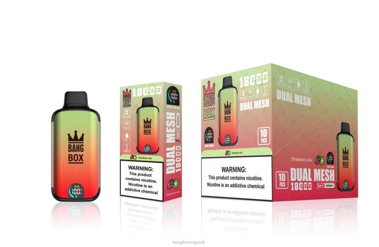 Bang Vape UK 2P2PT92 Strawberry Kiwi - Bang Box 18000 puffs