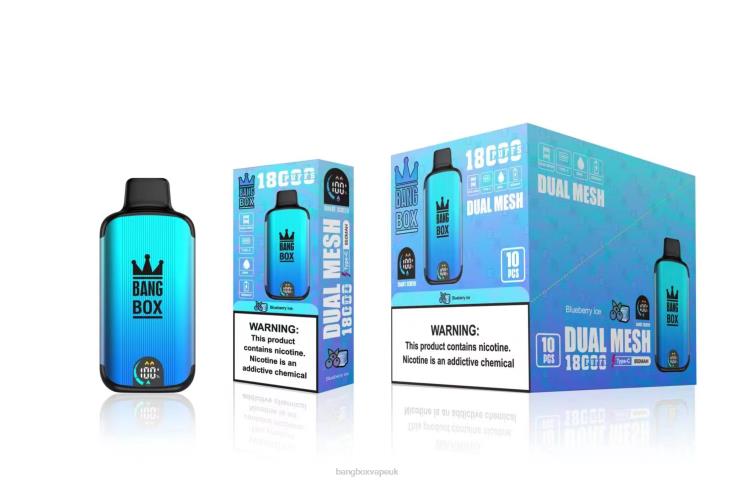 Vape Bang Box 2P2PT90 Blueberry Ice - Bang Box 18000 puffs