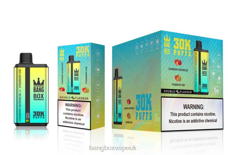 Bang Box Vape 2P2PT64 Strawberry Watermelon & Strawberry Kiwi - Bang Box 30000 Puffs Dual Flavors