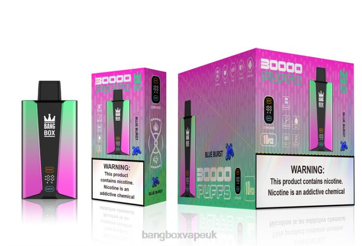 Bang Box Vape 2P2PT82 Blue Burst - Bang Box 30000 Puffs Smart Screen