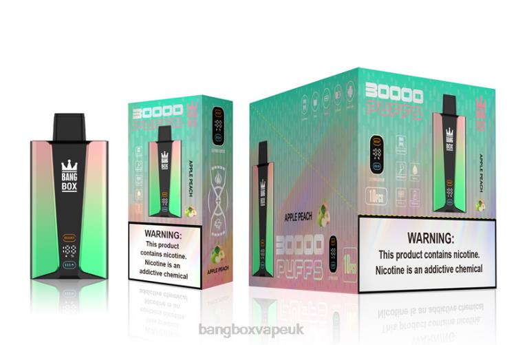 Bang Box Vape Price 2P2PT83 Apple Peach - Bang Box 30000 Puffs Smart Screen