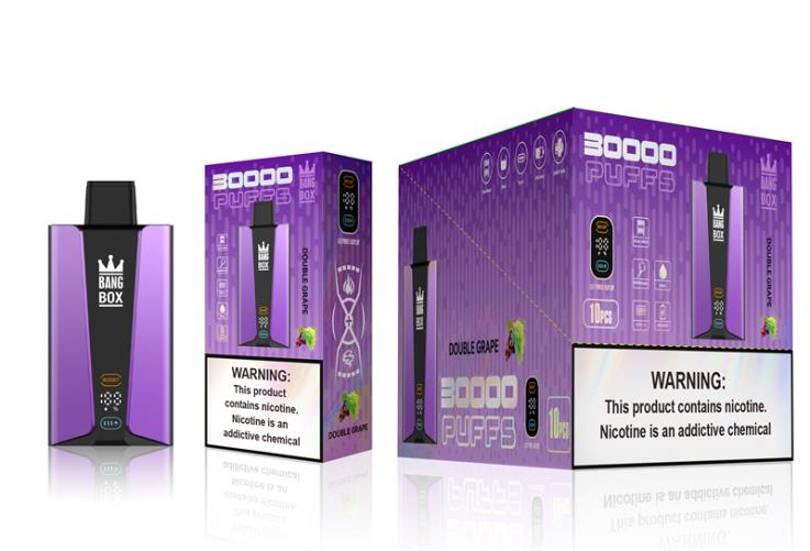 Bang Box Vape UK 2P2PT85 Double Grape - Bang Box 30000 Puffs Smart Screen