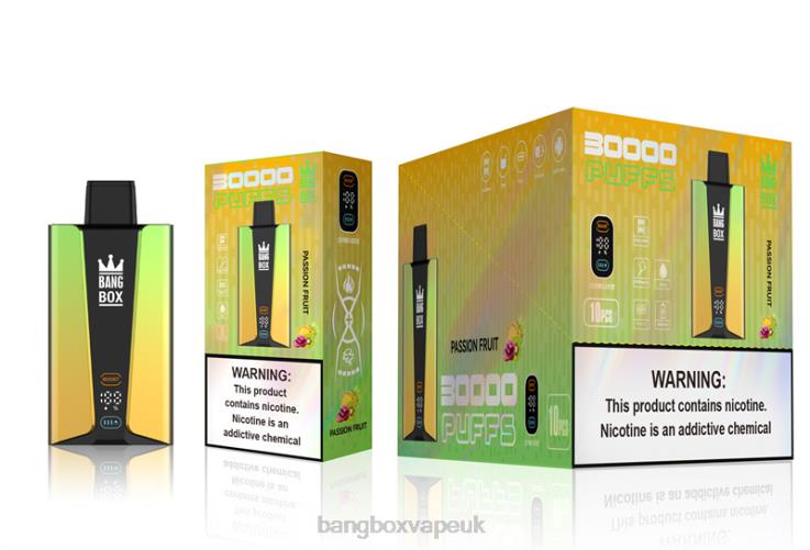 Vape Bang Box 2P2PT84 Passion Fruit - Bang Box 30000 Puffs Smart Screen