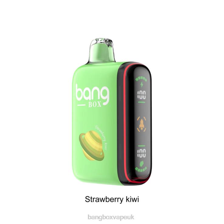 Bang Beach Vape 2P2PT27 Strawberry Kiwi - Bang Box 9000-18000 Puffs Intelligent Power Display