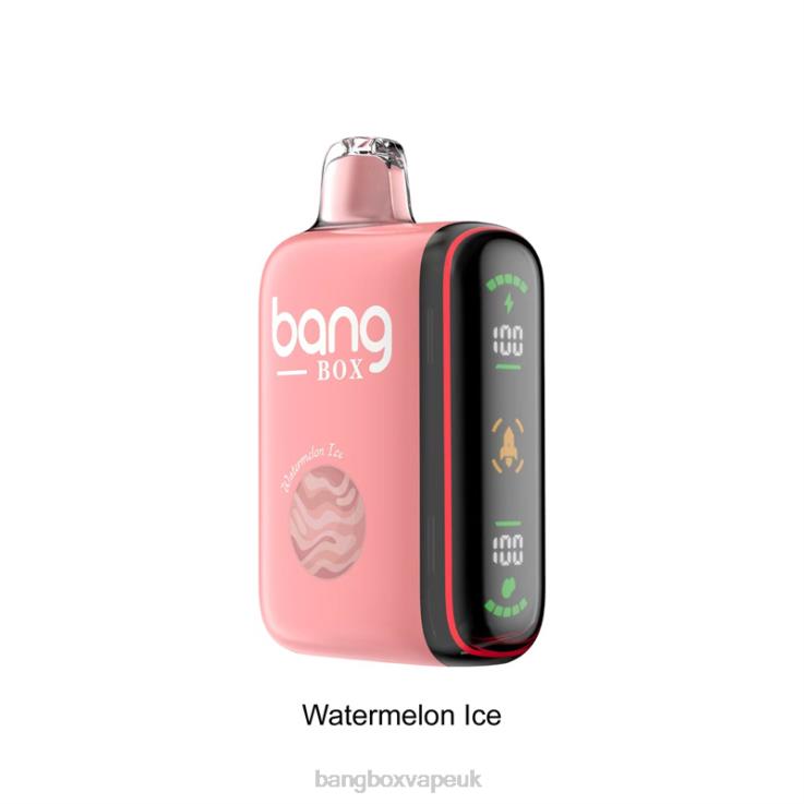 Bang Box Vape 2P2PT34 Watermelon Ice - Bang Box 9000-18000 Puffs Intelligent Power Display
