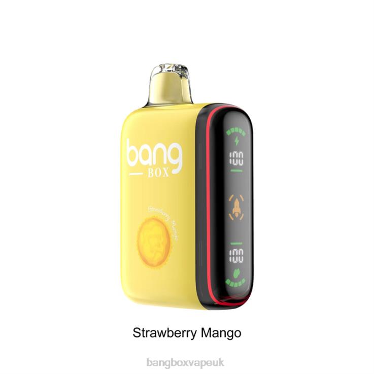 Bang Box Vape Price 2P2PT35 Strawberry Mango - Bang Box 9000-18000 Puffs Intelligent Power Display