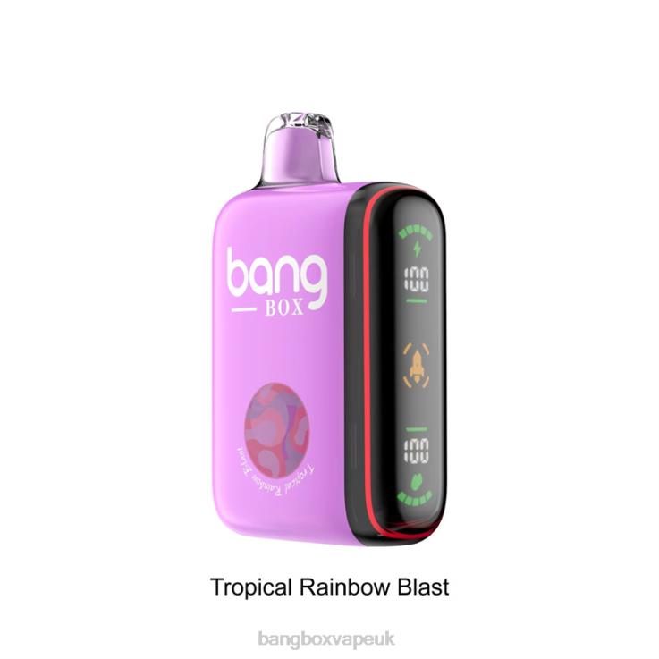Vape Bang Box 2P2PT36 Tropical Rainbow Blast - Bang Box 9000-18000 Puffs Intelligent Power Display