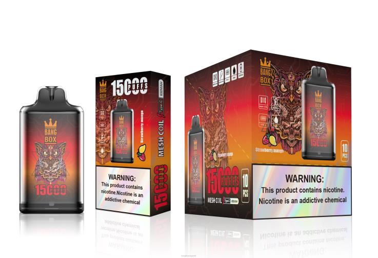 Bang Box Vape Price 2P2PT101 Strawberry Mango - Bang Box S1-15000 Puffs