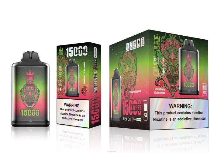 Bang Box Vape UK 2P2PT103 Strawberry Watermelon - Bang Box S1-15000 Puffs