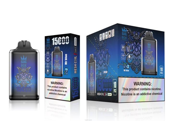 Bang Box Vape UK 2P2PT109 Mr Blue - Bang Box S1-15000 Puffs